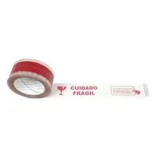 700 Mts Fita Adesiva Transp Inviolável Lacre Caixa Papelão Foto mini 3