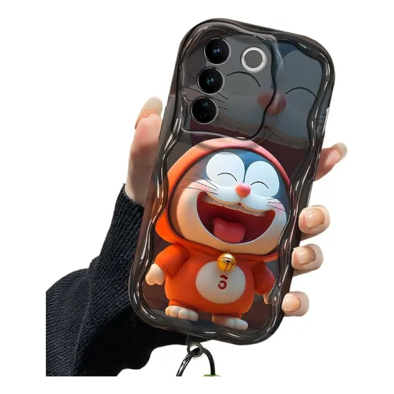 702 P Adequado Para Capa Telefone Para iPhone Blue Fat Cor Negro iPhone 14 Foto 1