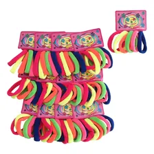 72 Xuxinha/rabicó/elásticos De Meia Calça De Cabelo Colorida Foto mini 3