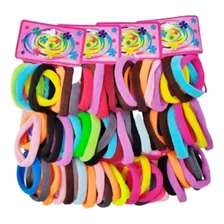 72 Xuxinha/rabicó/elásticos De Meia Calça De Cabelo Colorida Foto mini 4