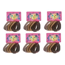 72 Xuxinha/rabicó/elásticos De Meia Para Cabelo - Marrom Foto Foto mini 1