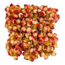 720 Mini Rosas Flores Rosinhas Artificiais Cetim 5 Pct Flor Foto mini 4