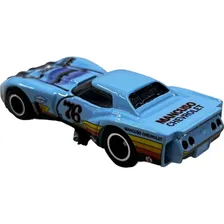 76 Greenwood Corvette Silhouettes 2019 Loose Hot Wheels 1/64 Cor Azul Foto mini 2