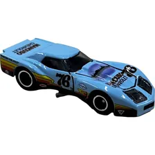76 Greenwood Corvette Silhouettes 2019 Loose Hot Wheels 1/64 Cor Azul Foto mini 1