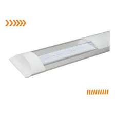 7x Luminária Sobrepor Led 40w 120cm Tubular Slim 6500k Cor Branco 110V/220V Foto mini 1