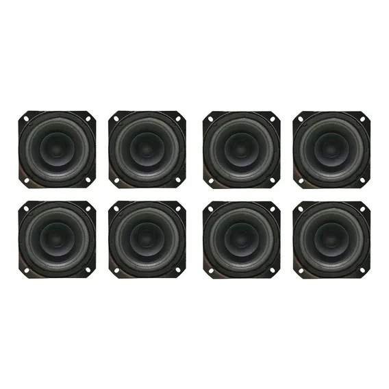 8 Alto Falante Qvs 4 Polegadas 80 Rms 16 Ohms Full Range Cor Preto Foto 1