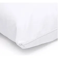 8 Capas Protetora Impermeável De Travesseiro Com Zíper 70x50 Cor Branco Foto mini  3