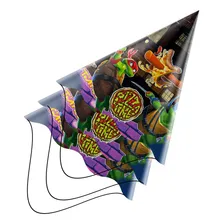8 Chapeu Decoração Tartarugas Ninja Festa Aniversário Foto mini 1