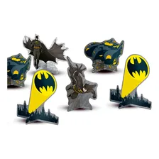 8 Display Mesa Decoração Batman Festa Aniversário Completa Foto mini 1