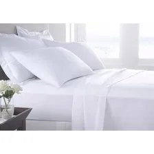 8 Jogos De Lençol Casal 4 Peças Padrão Branco Hotel Desenho Do Tecido Liso Foto mini 1