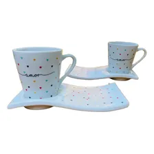 8 Kits Xícara / Caneca Mais Pratinho Decorado Foto  mini 1