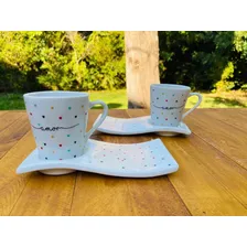 8 Kits Xícara / Caneca Mais Pratinho Decorado Foto mini  2