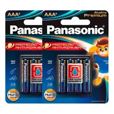 8 Pilhas Alcalinas Premium Aaa Panasonic (2 Cart) Foto mini 1