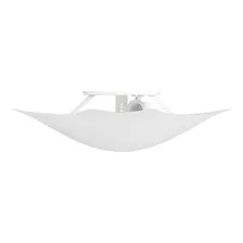 8 Plafon Solari Quadrado 28cm 60w Para 2 Lâmpadas Taschibra Estrutura Branco 110v/220v Foto mini 2