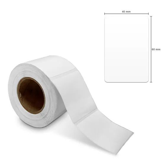 8 Rolos Etiqueta De Balança - Etiqueta Térmica 40x60 Foto 1