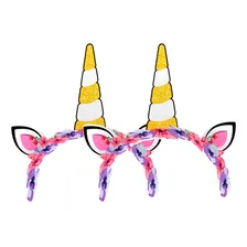 8 Tiara De Papel Unicornio Decoraçãp Festa Aniversárop Foto mini 1