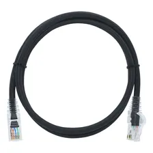 80 Centímetros Cabo Preto Alta Velocidade Cat6 Lan Giga Foto  mini 1