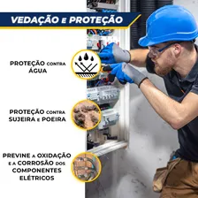 80x60x20 Montagem Painel Elétrico Quadro Comando 800x600x200 Cor Bege Ral 7032 Foto mini 4