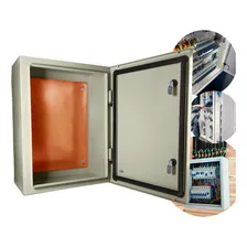 80x60x20 Montagem Painel Elétrico Quadro Comando 800x600x200 Cor Bege Ral 7032 Foto mini 2