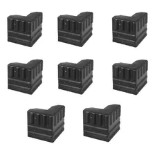 8x Cantoneiras Plásticas Preta Acabamento Para Caixas De Som Foto mini 1