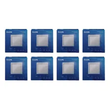 8x Luminárias Led Sobrepor Elgin Quadrado 24w 6500k Branco Foto mini 1