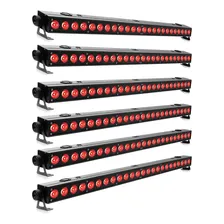 8x Ribalta Led Rgbw 24 Leds 12w Quadriled 4n1 Dmx Efeitos Foto  mini 1