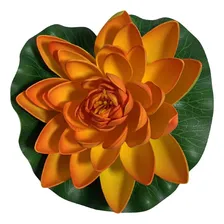 9 Flores De Lotus Artif. Flutuante Piscina 19cm Cores Foto mini 2
