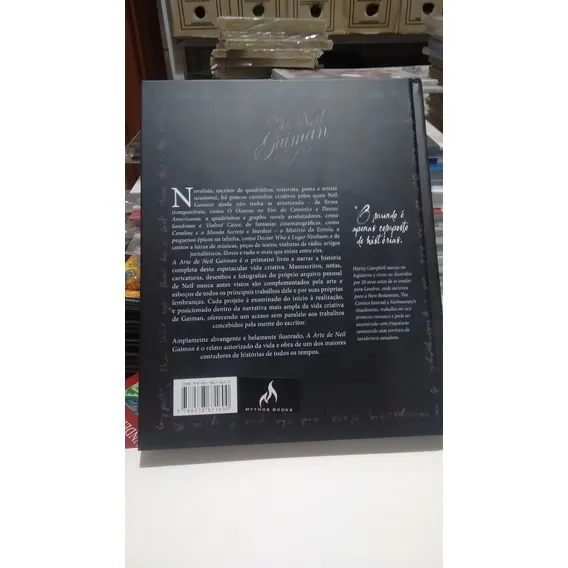 A Arte De Neil Gaiman Editora Mythos Foto 1