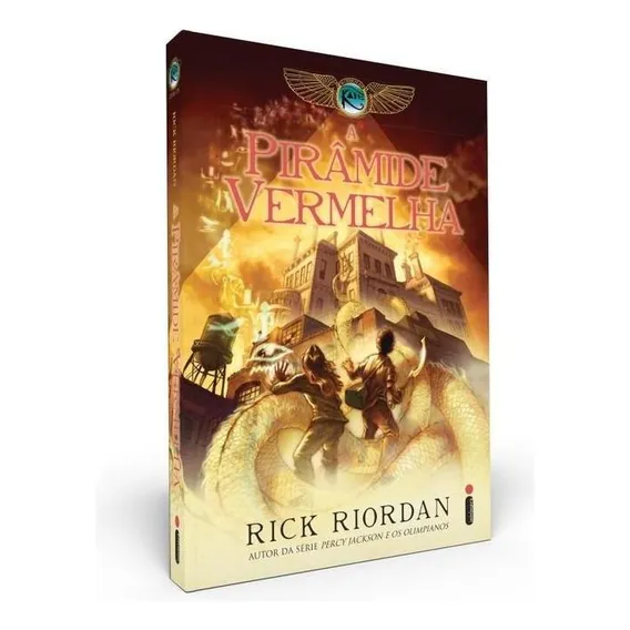 A Pirâmide Vermelha: (Série As Crônicas Dos Kane), de Riordan, Rick. Série As crônicas dos Kane (1), vol. 1. Editora IntrÃnseca Ltda., capa mole, edição livro brochura em português, 2010 Foto 1