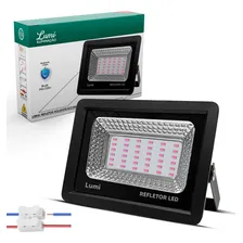 A+ Refletor 30w Led Uv Luz Negra Balada Efeito Neon Festas Dj Foto mini 1