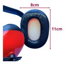 Abafador Ruído Tipo Concha Protetor Ouvidos Brasfort 8011 Cor Vermelho Foto mini 2