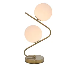 Abajur Bivolt Dourado Globo 45cm Espressione Foto mini 1