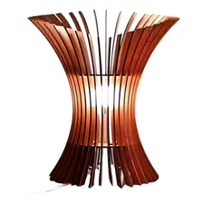 Abajur Elegance De Mesa Cúpula Mdf Cru Estrutura Mdf Cru 110V/220V Foto mini 1