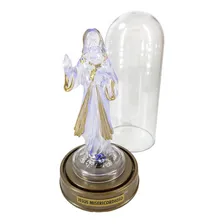 Abajur Imagem Jesus Misericordioso Luminária Led Acrílico Foto  mini 1