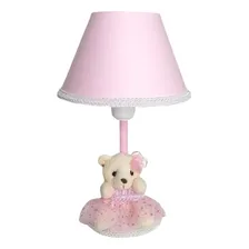 Abajur Infantil Cabeceira Quarto BebĂȘ Criança - Menina Rosa Foto mini 1