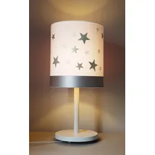 Abajur Infantil Estrelas Branco 20x43 Bivolt Foto mini  2