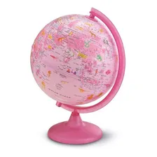 Abajur Infantil Luminária Mesa Led Quarto Rosa Foto  mini 1
