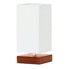 Abajur Jd Molina 44 Wengue Db Cor da cúpula Branco Bivolt Foto  mini 1
