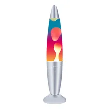 Abajur Lava Lamp Decorativa 220v De Mesa Tricolor 34cm Cor Tricolor 220v Cor Da Estrutura Metálico Foto mini 1