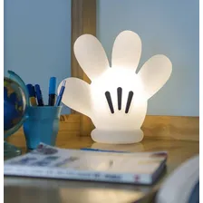 Abajur Luminária De Mesa Decorativa Mão Do Mickey Sem Lâmpada Foto mini 4