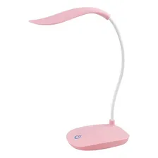 Abajur Luminária Mesa Flexível Recarregável Usb - Rosa Foto  mini 1