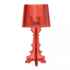 Abajur Luminária Polaris Bourgie AcrÃlico Vermelho Foto mini 2