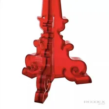 Abajur Luminária Polaris Bourgie AcrÃlico Vermelho Foto mini 4