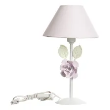 Abajur Metal Flor G Rosa Quarto Bebê Infantil Menina Foto  mini 1