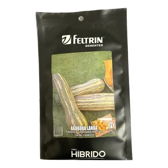 Ab贸bora Landa H铆brida F1 / Ab贸bora Seca - 15 Sementes Foto 1