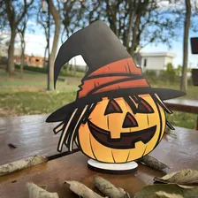Abóbora Pequena Em Mdf Centro De Mesa Decoração Halloween Foto mini 3