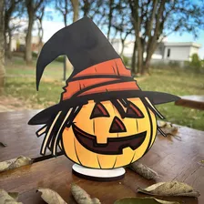 Abóbora Pequena Em Mdf Centro De Mesa Decoração Halloween Foto mini 4