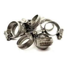 Abraçadeira Aço Inox Total Linha Nautica 14 X 22 200 Peças Cor Cinza Claro Foto mini 2