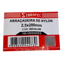 Abracadeira Cinta De Nylon 2,5 X 200 Branca Sibratec Cor Branco Foto mini 3