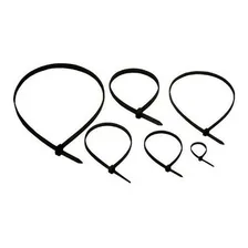 Abraçadeira Cinta Nylon Preto 3,5mmx300mm Pacote C/100 Peças Cor Preto Foto mini 3